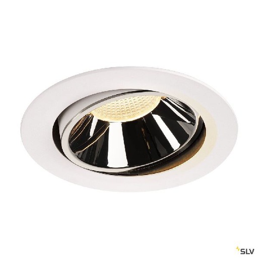 [DC1003738] NUMINOS® MOVE XL, encastré plafond orientable, 40°, blanc/chrome LED 37,4W 3000K 1003738