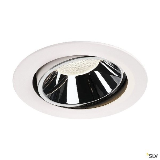 [DC1003759] NUMINOS® MOVE XL, encastré plafond orientable, 20°, blanc/chrome LED 37,4W 4000K 1003759