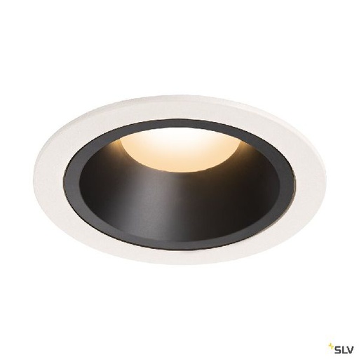 [DC1003928] NUMINOS® L, encastré de plafond, 40°, blanc/noir, LED, 25,41W, 2700K, IP20/IP44 1003928