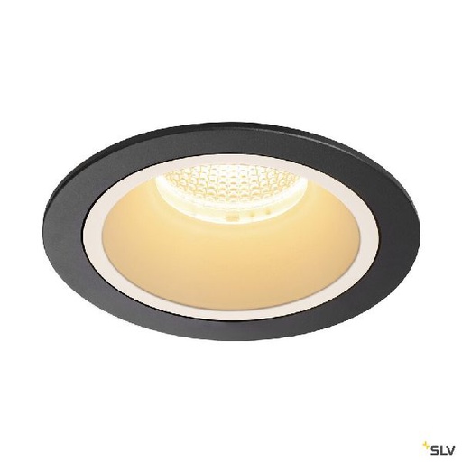 [DC1003938] NUMINOS® L, encastré de plafond, 20°, noir/blanc, LED, 25,41W, 3000K, IP20/IP44 1003938