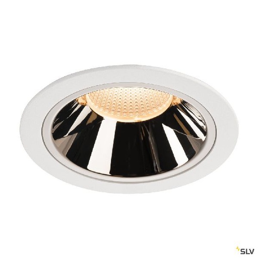 [DC1003999] NUMINOS® XL, encastré plafond, 20°, blanc/chrome, LED, 37,4W, 2700K, IP20/IP44 1003999