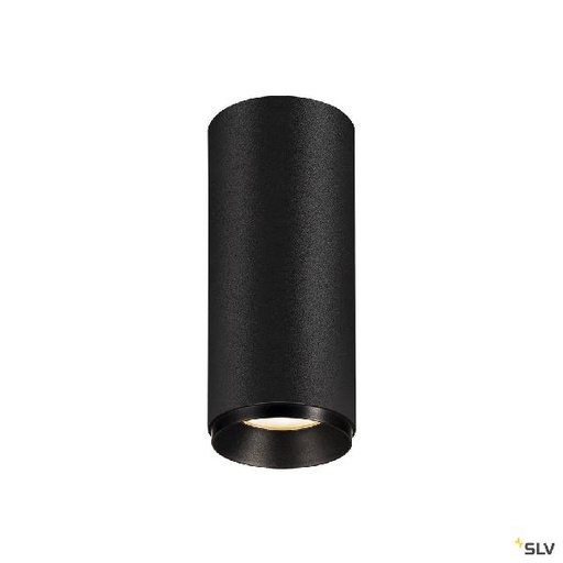 [DC1004130] NUMINOS® S, plafonnier intérieur, 24°, noir, LED, 11W, 3000K, variable 1004130