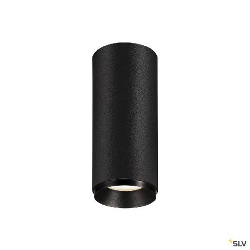 [DC1004138] NUMINOS® S, plafonnier intérieur, 24°, noir, LED, 11W, 4000K, variable 1004138