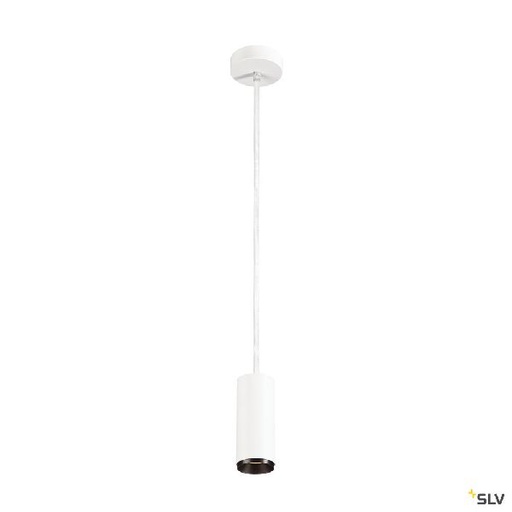 [DC1004448] NUMINOS® S, suspension, 45°, blanc/noir, LED, 11W, 3000K, variable Dali 1004448