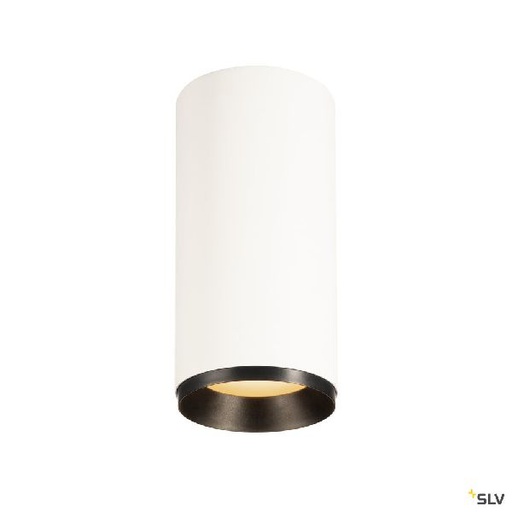 [DC1004606] NUMINOS® L, plafonnier, 24°, blanc/noir, LED, 28W, 2700K, variable Dali 1004606