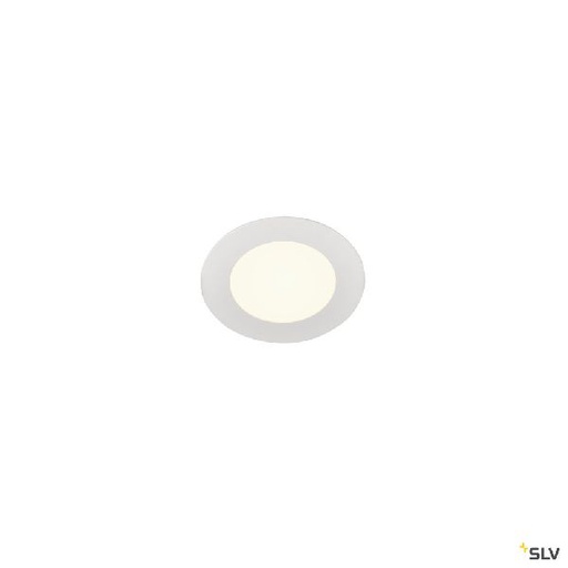 [DC1004694] SENSER 12, encastré de plafond intérieur, rond, blanc, LED, 6W, 4000K 1004694