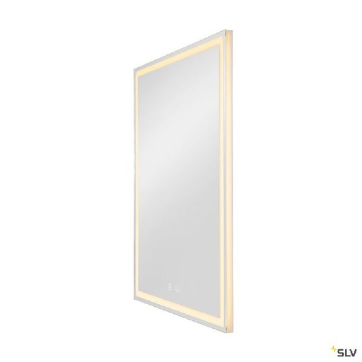 [DC1004730] TRUKKO, applique intérieure, miroir, rectangle, argent, LED, 25W, IP44, variable 1004730