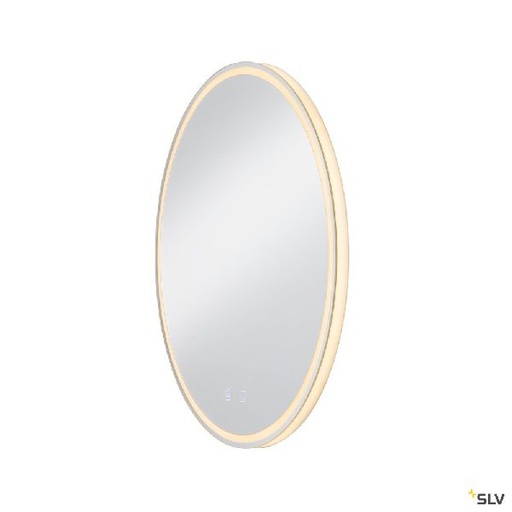 [DC1004731] TRUKKO, applique intérieure, miroir, rond, argent, LED, 25W, IP44, variable 1004731