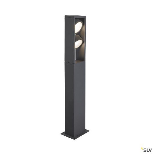 [DC1004751] ESKINA FRAME, borne extérieure, double, anthracite, LED, 27W, 3000/4000K, interr 1004751