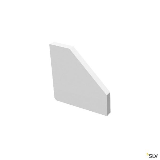 [DC1004894] GRAZIA 10 EDGE, embout pour profil en saillie, blanc 1004894