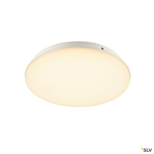 [DC1005086] SIMA, applique plafonnier, rond, blanc, LED, 24W, 3000K, plast recyclé, détect 1005086