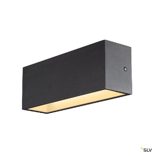 [DC1005155] SITRA CUBE applique ext L up/down anthracite LED 24W 3000K/4000K IP44 CCT Switch 1005155