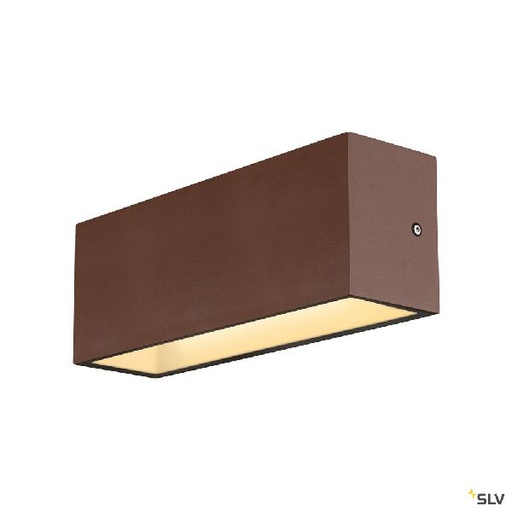 [DC1005157] SITRA CUBE applique ext L up/down rouille LED 24W 3000K/4000K IP44 CCT Switch 1005157