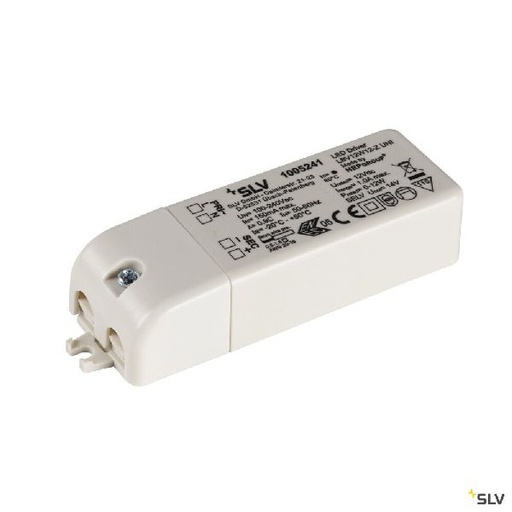 [DC1005241] Alimentation LED, intérieur, blanc, 12W, 12V, avec serre-câble 1005241