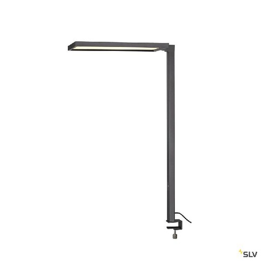 [DC1005392] WORKLIGHT, lampe à poser int, noir, LED, 79W, 4000K, avec étau de serrage, UGR19 1005392