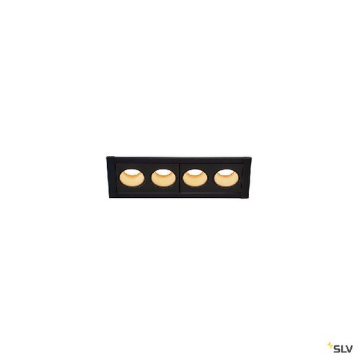 [DC1005407] MILANDOS 4, encastré de plafond intérieur, noir, LED, 8W, 2700K 1005407