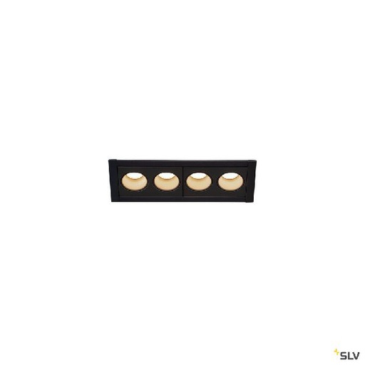 [DC1005408] MILANDOS 4, encastré de plafond intérieur, noir, LED, 8W, 3000K 1005408