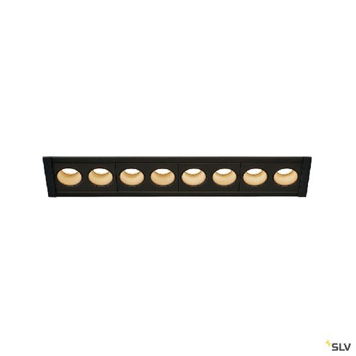 [DC1005424] MILANDOS 8, encastré de plafond intérieur, noir, LED, 16W, 3000K 1005424