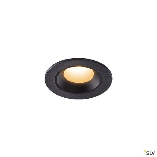 [DC1005499] NUMINOS® XS, encastré de plafond intérieur, 20°, noir, LED, 7W, 2700K, IP20/IP44 1005499