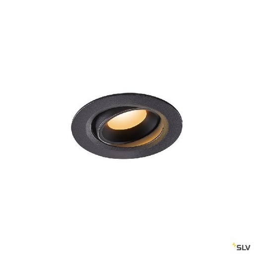 [DC1005553] NUMINOS® MOVE XS, encastré plafond orientable, 20°, noir, LED, 7W, 2700K 1005553