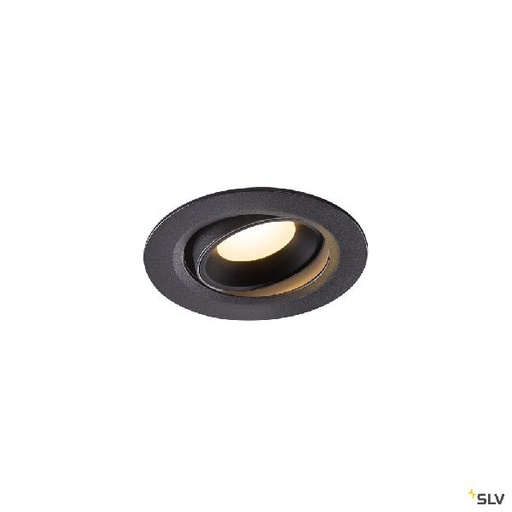 [DC1005574] NUMINOS® MOVE XS, encastré plafond orientable, 40°, noir, LED, 7W, 3000K 1005574