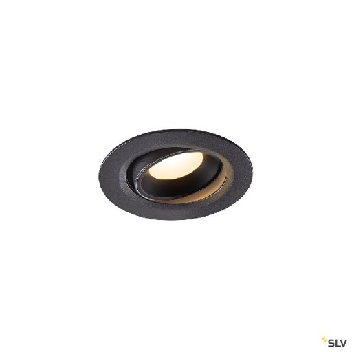 [DC1005577] NUMINOS® MOVE XS, encastré plafond orientable, 55°, noir, LED, 7W, 3000K 1005577