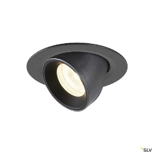 [DC1005849] NUMINOS® GIMBLE XS, encastré de plafond intérieur, 20°, noir, LED, 7W, 4000K 1005849