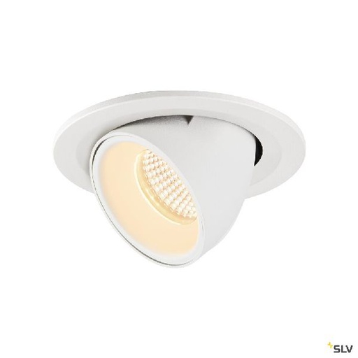 [DC1005895] NUMINOS® GIMBLE S, encastré de plafond intérieur, 20°, blanc, LED, 8,6W, 3000K 1005895