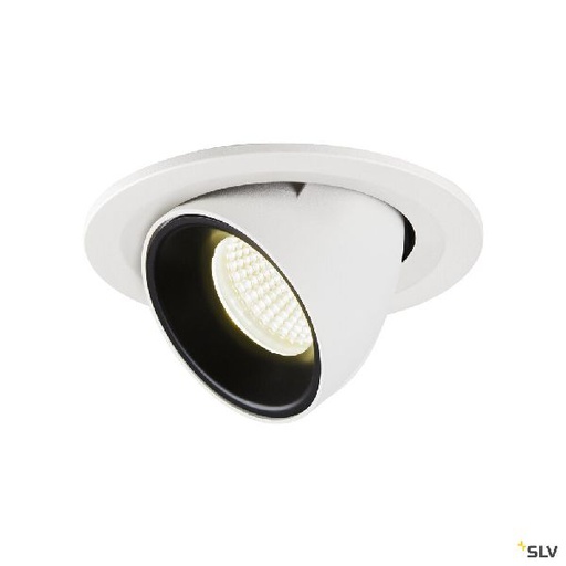 [DC1005912] NUMINOS® GIMBLE S, encastré de plafond int, 20°, blanc/noir, LED, 8,6W, 4000K 1005912