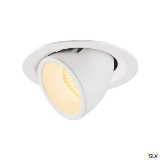 [DC1005949] NUMINOS® GIMBLE M, encastré de plafond intérieur, 20°, blanc, LED, 17,5W, 3000K 1005949