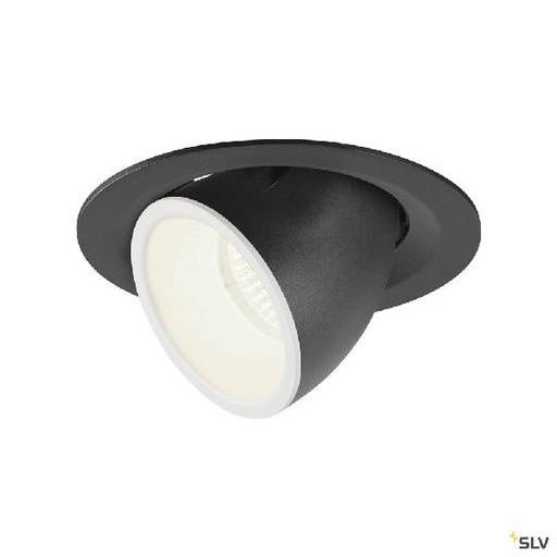 [DC1005958] NUMINOS® GIMBLE M, encastré de plafond int, 20°, noir/blanc, LED, 17,5W, 4000K 1005958
