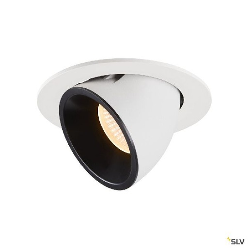 [DC1005984] NUMINOS® GIMBLE L, encastré de plafond int, 20°, blanc/noir, LED, 25,4W, 2700K 1005984