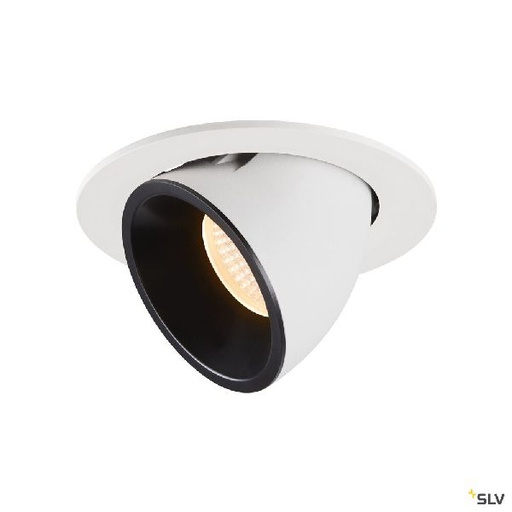 [DC1005987] NUMINOS® GIMBLE L, encastré de plafond int, 40°, blanc/noir, LED, 25,4W, 2700K 1005987