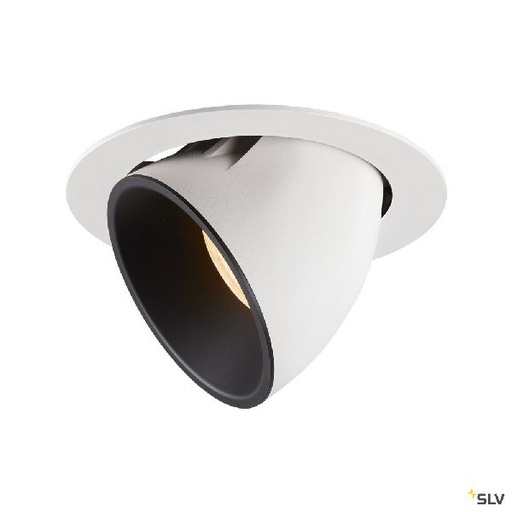 [DC1006038] NUMINOS® GIMBLE XL, encastré de plafond int, 20°, blanc/noir, LED, 37,4W, 2700K 1006038