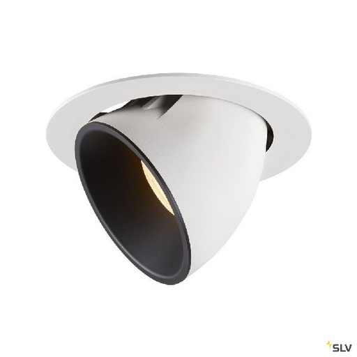[DC1006056] NUMINOS® GIMBLE XL, encastré de plafond int, 20°, blanc/noir, LED, 37,4W, 3000K 1006056