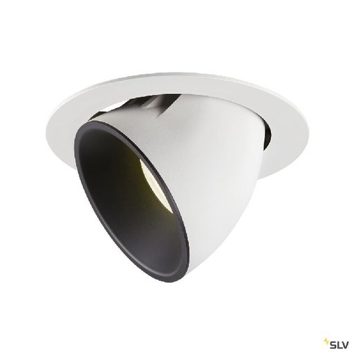 [DC1006074] NUMINOS® GIMBLE XL, encastré de plafond int, 20°, blanc/noir, LED, 37,4W, 4000K 1006074