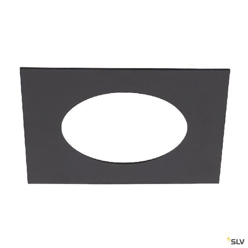 [DC1006141] NUMINOS®, bague de réduction carrée, longueur 16 cm, Ø intérieur 9 cm, noir 1006141