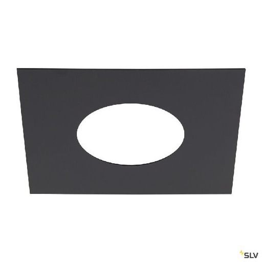 [DC1006145] NUMINOS®, bague de réduction carrée, longueur 24 cm, Ø intérieur 12 cm, noir 1006145