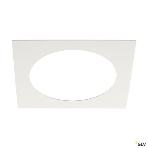 [DC1006154] NUMINOS®, bague de réduction carrée, longueur 24 cm, Ø intérieur 18 cm, blanc 1006154