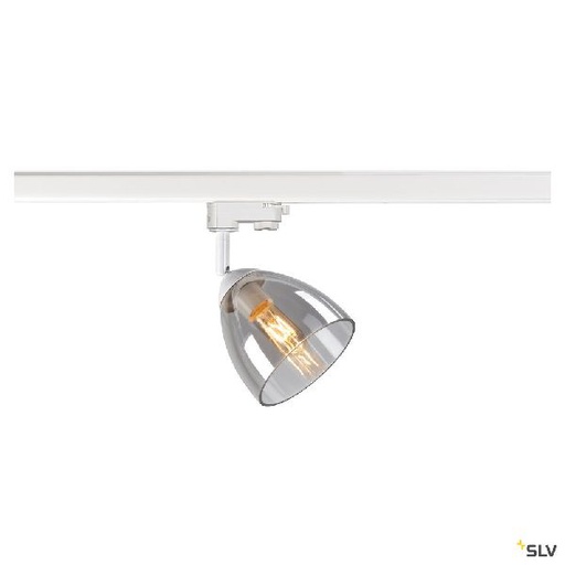 [DC1006158] PARA CONE GL, spot rail 3 allumages intérieur, verre fumé, blanc, GU10, 25W max 1006158