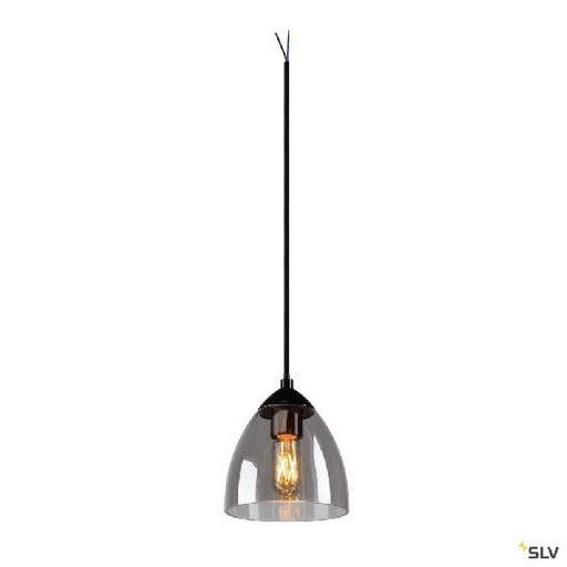 [DC1006159] PARA CONE GL, suspension intérieure, verre fumé, noir, GU10, 25W max 1006159