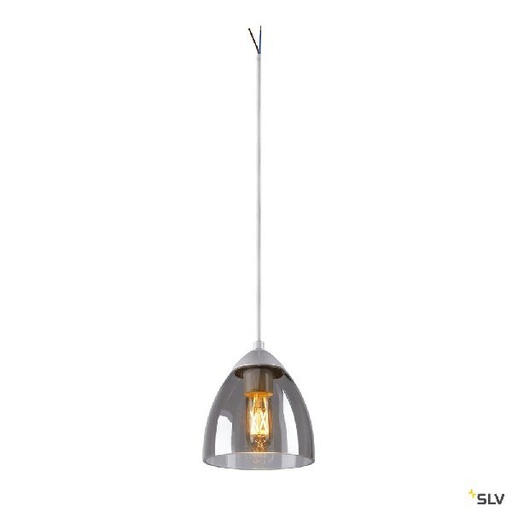 [DC1006160] PARA CONE GL, suspension intérieure, verre fumé, blanc, GU10, 25W max 1006160