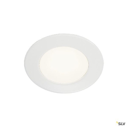 [DC112221] DL 126, encastré de plafond ou mural intérieur, blanc, LED, 2,8W, 3000K 112221