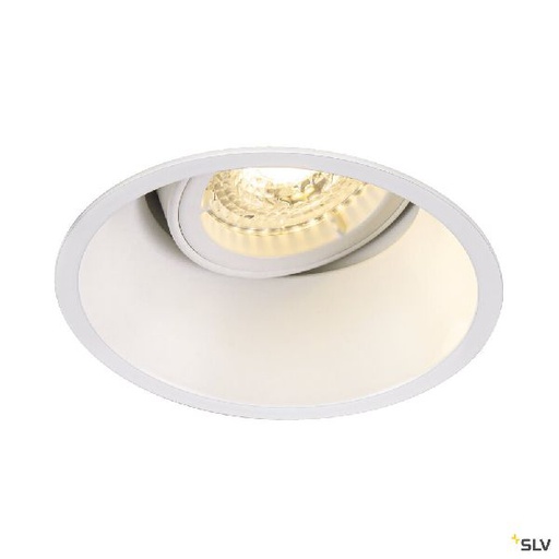 [DC113141] HORN-T, encastré de plafond intérieur, blanc mat, GU10/QPAR51, 50W max 113141