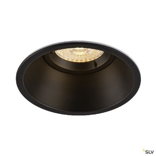 [DC113160] HORN-O, encastré de plafond intérieur, noir mat, GU10/QPAR51, 50W max, IP21 113160