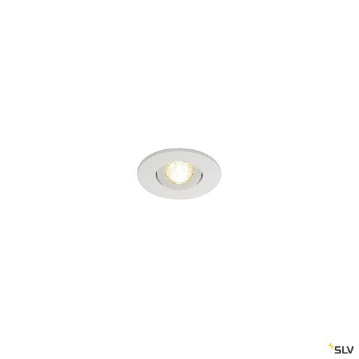 [DC113971] NEW TRIA 40, rond, LED, rond blanc 3000K 30° alim &amp; clips ressorts incl 113971