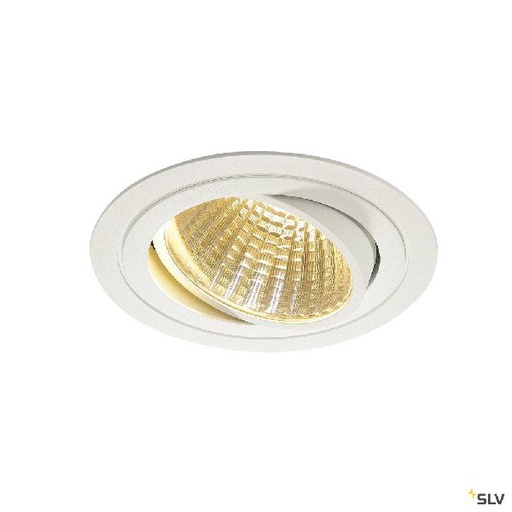 [DC114261] NEW TRIA 150, rond, LED, blanc, 29W 2700K 30° alim &amp; clips ressorts inclus 114261