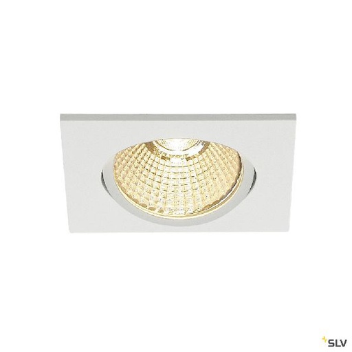 [DC114391] NEW TRIA 68, carré, LED, blanc, 12W, 3000K, 38°, alim inclus 114391