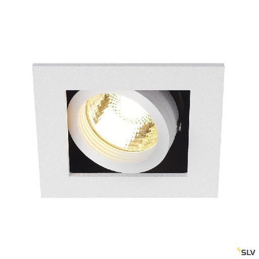 [DC115511] KADUX, encastré de plafond intérieur, simple, blanc mat, GU10/QPAR51, 50W max 115511