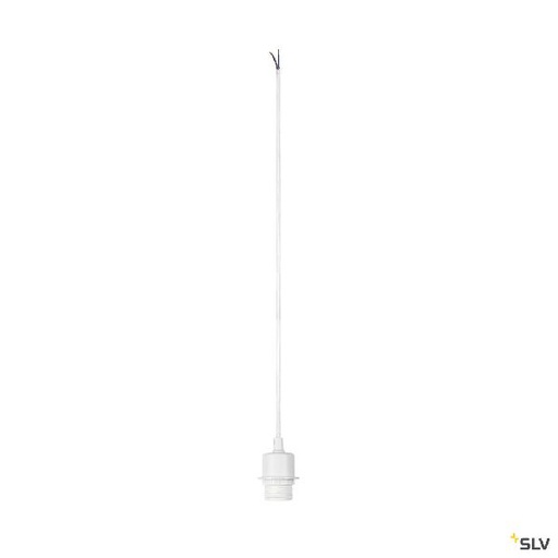 [DC132661] FENDA, suspension intérieure, blanc, E27, 60W max, câble nu sans patère de 1,5m 132661